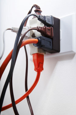 Danger of Overloading Electrical Circuits