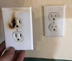 Residential outlet electrical service